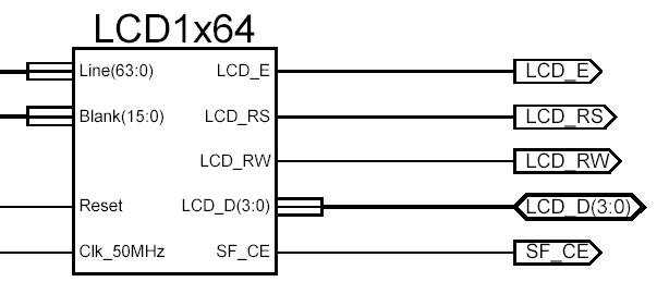 LCD1x64